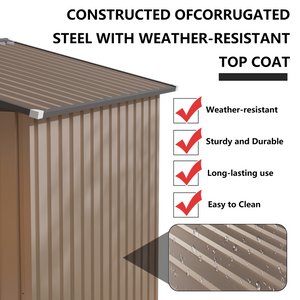 8FT x 6FT Garden Shed with Apex Roof
