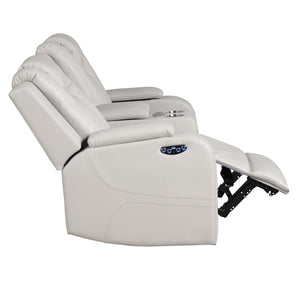 Benz - Power Recliner Set With LED Lighting And USB Charging