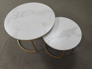 27.6in Nesting Coffee Table Set of 2
