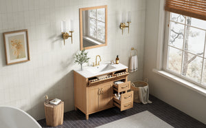 36" Bathroom Vanity with Ceramic Sink
