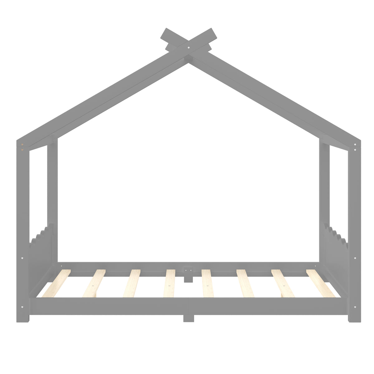 Full House Floor Bed with Support Slats