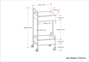 Hobbs - Bar Cart - Natural