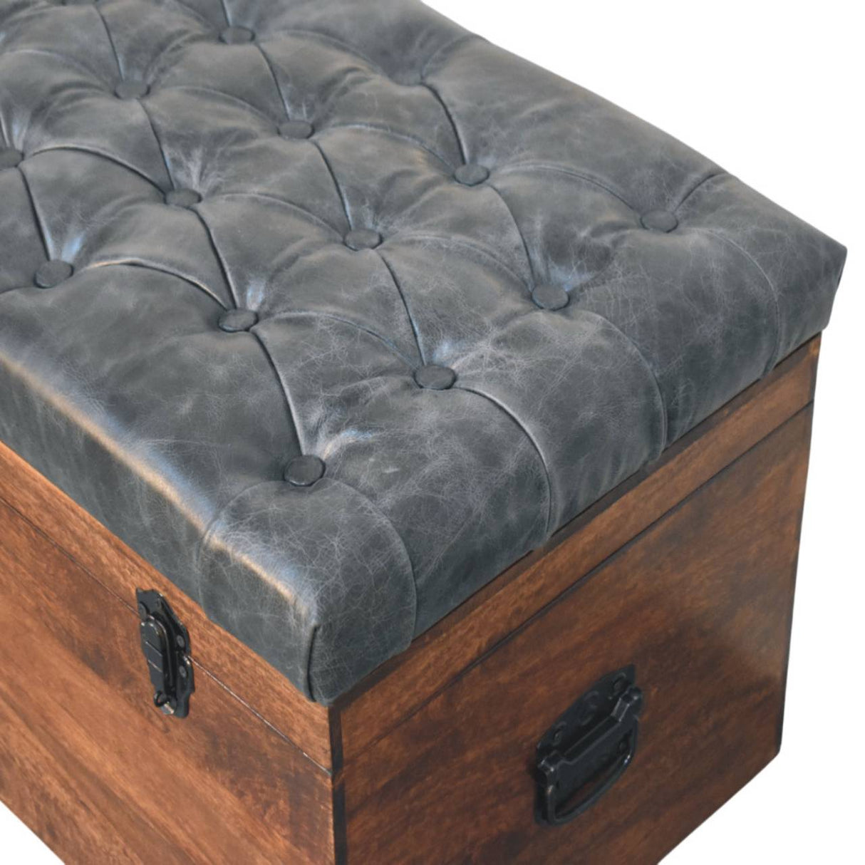 Solid Wood Storage Bench