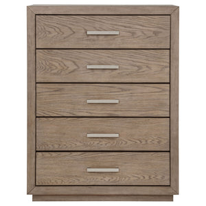 Gibbons Barley - 5 Drawer Bedroom Chest - Brown