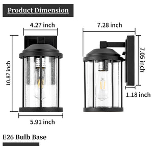 Outdoor Wall Sconces 2 Pack