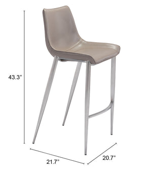 Zuo Modern Magnus Barstool (Set of 2)