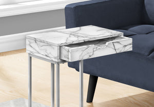 Accent Table, C - Shaped Contemporary & Modern Design