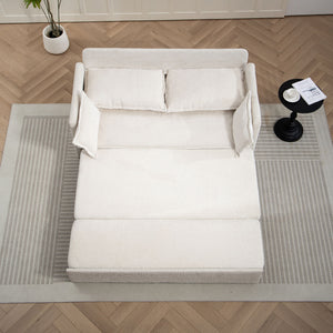 Pull Out Sofa Bed, Convertible Sleeper Sofa Couch, Side Storage, And USB / C - Type Charging Ports Chair