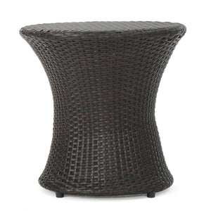 19" Kono Hourglass Table (No Glass Top) End Table