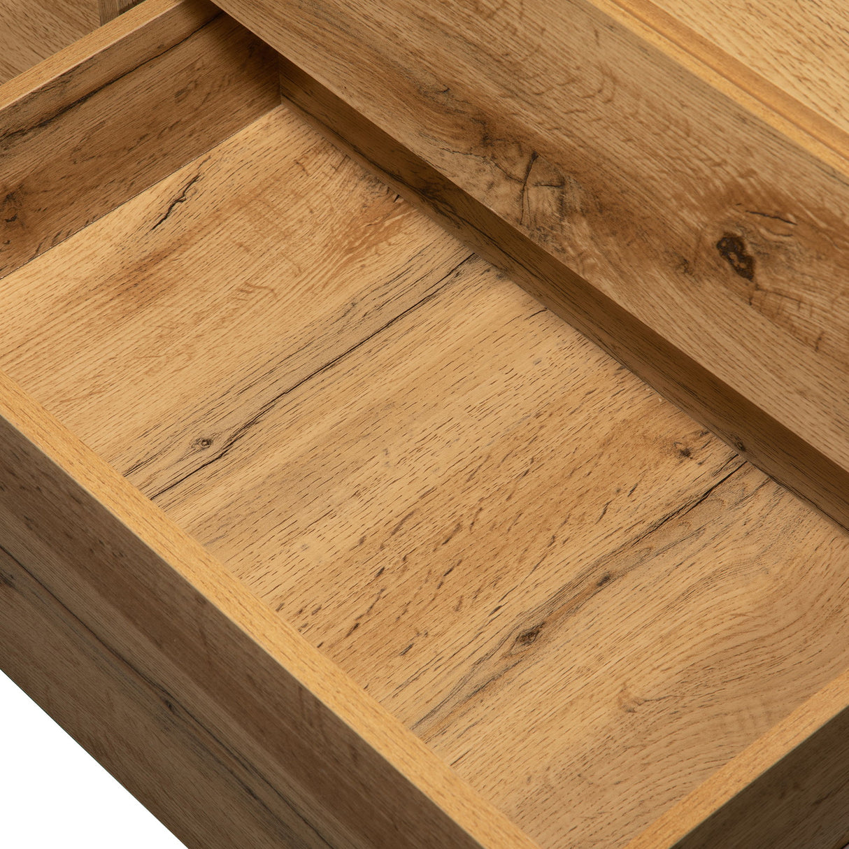 TV Stand For 80'' TV With Double Storage Space, Media Console Table With Drop Down Door