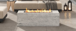 U_STYLE Outdoor Rectangular Propane Fire Pit 41.9" 40000 BTU
