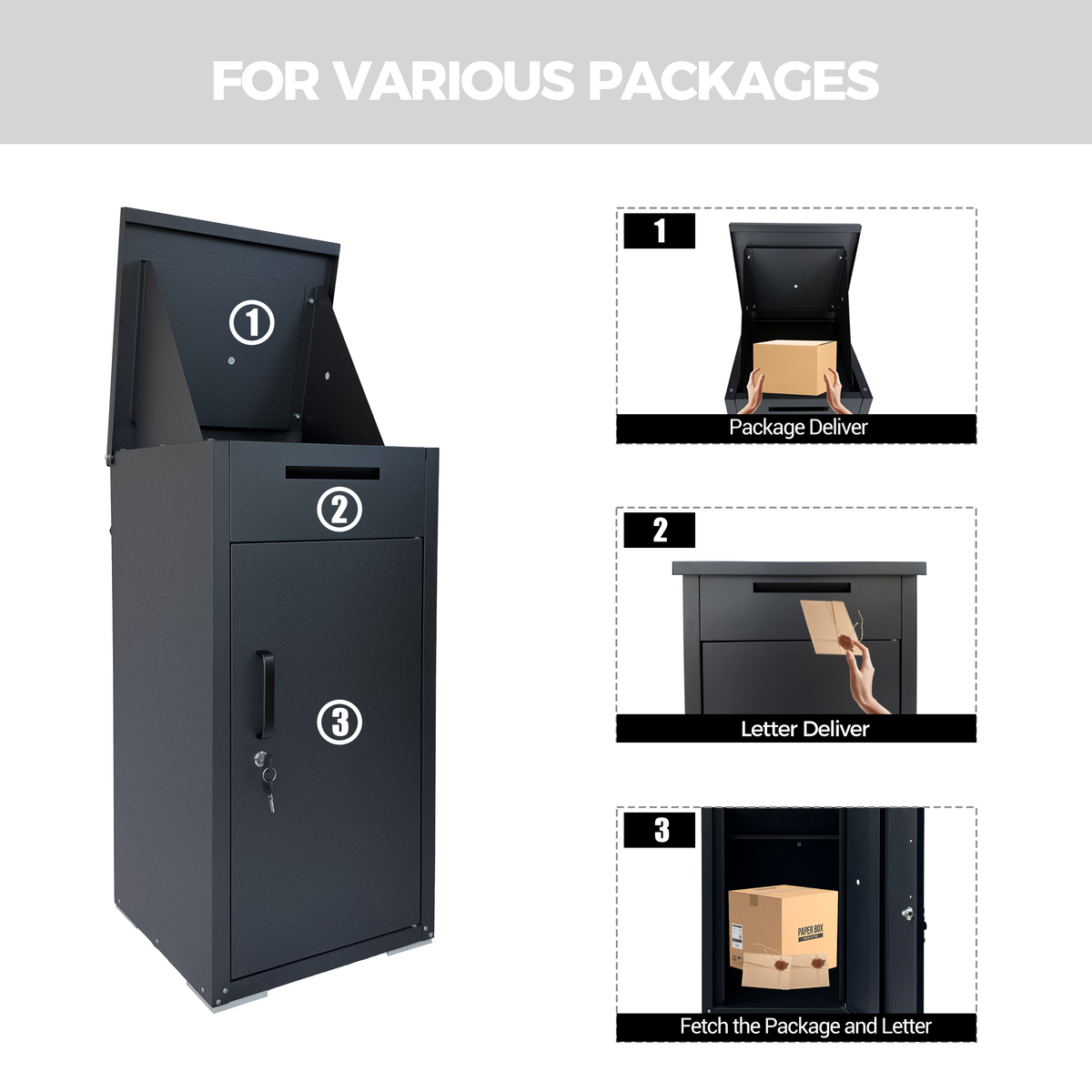 Package Delivery Box for Outside