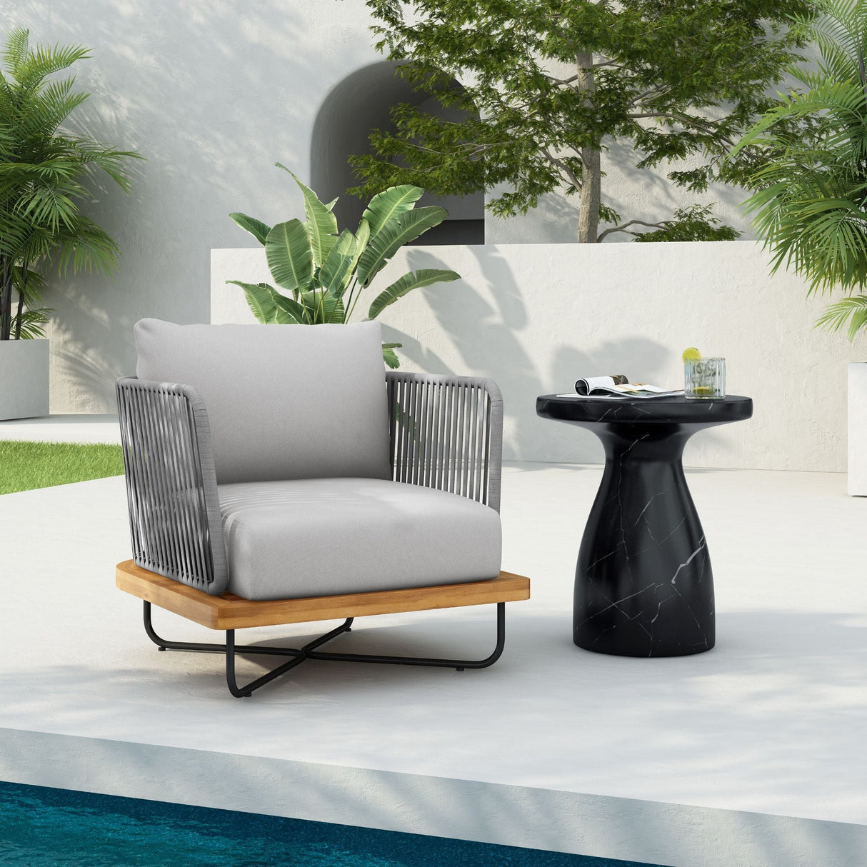 Lucca - Outdoor Acacia Wood Chair