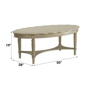 Fordon - French Antique Coffee Table - Ivory - Best Buy Furniture