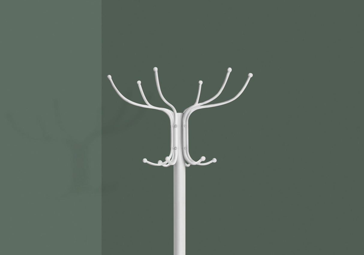 Coat Rack, Hall Tree, Free Standing, 12 Hooks, Entryway, 70"H, Umbrella Holder, Contemporary & Modern - Best Buy Furniture