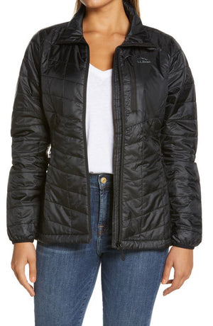 LLBean PrimaLoft Packaway Jacket - Black