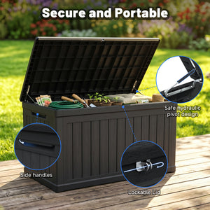 230 Gallon Large Outdoor Storage XXL Deck Box
