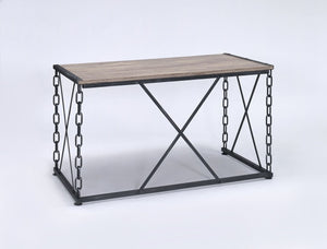 Jodie - Console Table - Rustic Oak / Antique Black - Best Buy Furniture