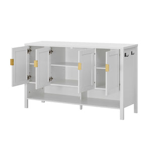 U_STYLE 55.1'' Storage Sideboard with 4-Doors
