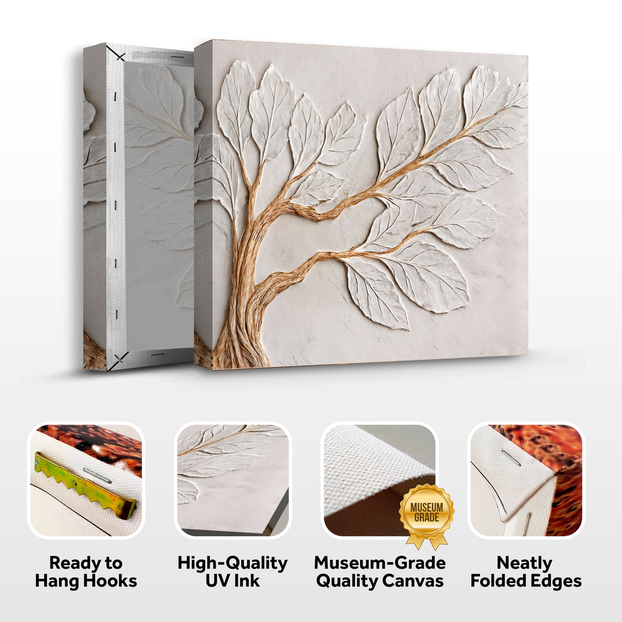 Calm In Ivory Clay Wall Art