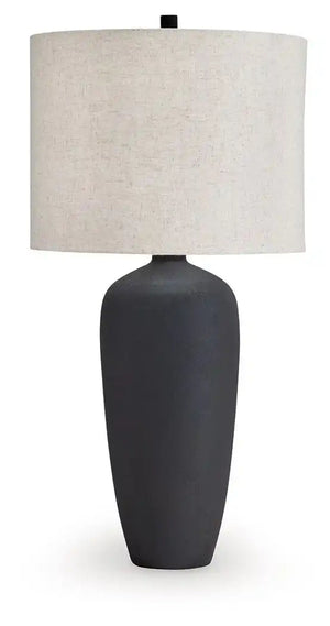 Ryenburg - Metal Table Lamp - Black - Best Buy Furniture