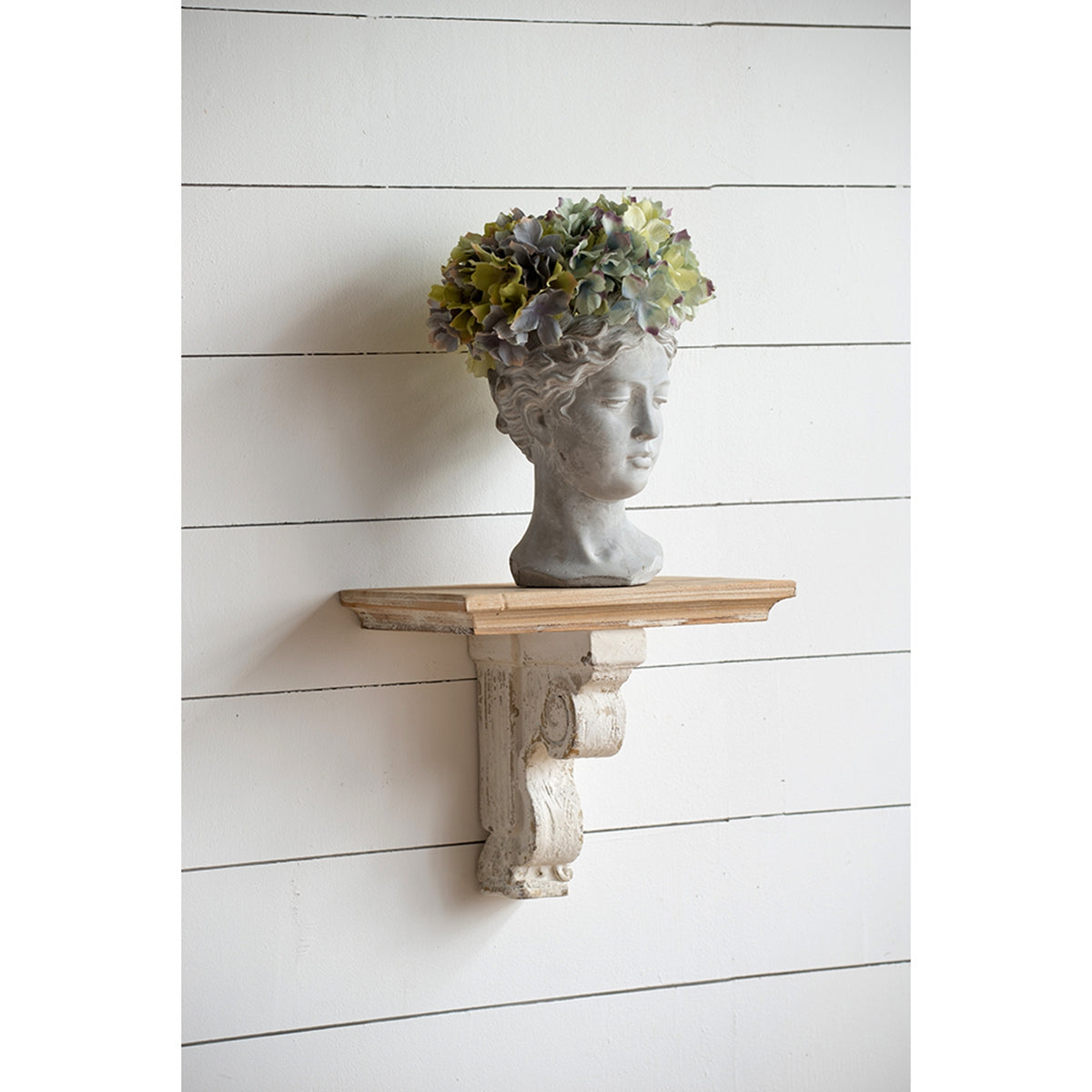 Visage Cement Wall Planter Vase - Small