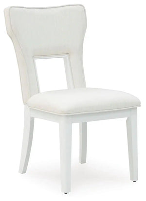 Chalanna - Dining Upholstered Side Chair (Set of 2) - White - Best Buy Furniture