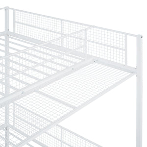 Bunk Bed With 5 Tier Shelves