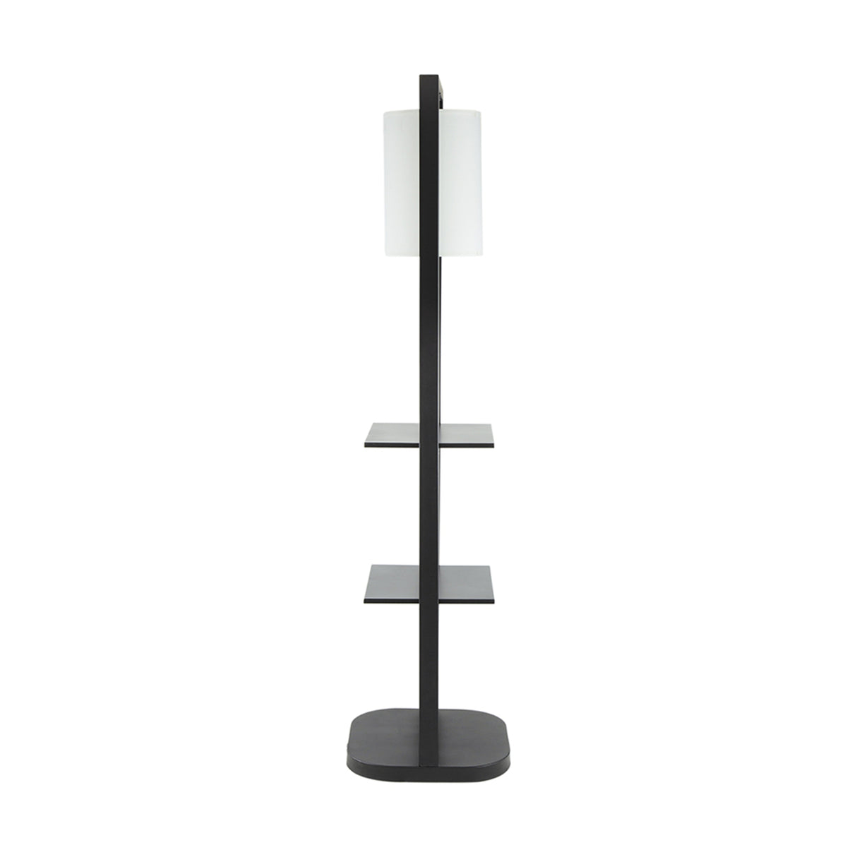 Two Tiered Vertical Shelving Stand with Light