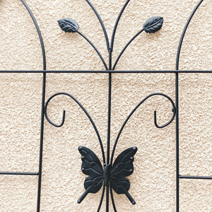 2 Pack Metal Garden Trellis 71" x 19.7" Rustproof Outdoor Support