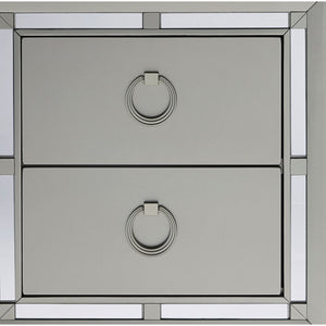 Chloe - Nightstand - Gemstone Silver