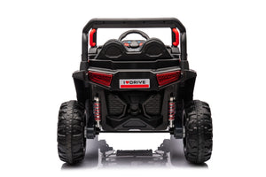 12V7A*1 30W*4 Four-Wheel Drive Seat One Button Start, Forward And Backward, High And Low Speed, Music, Front Light, Power Display, Two Doors Can Open, 2.4G R / C, Seat Belt Four Wheel Absorber