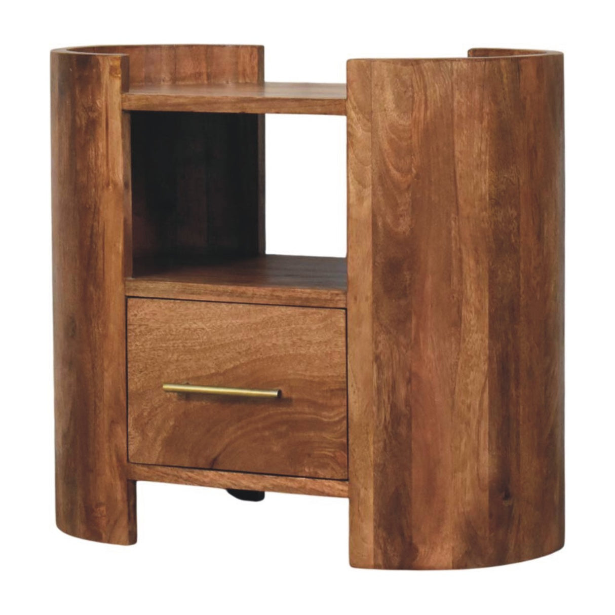 Solid Wood Valencia Sculpted Bedside