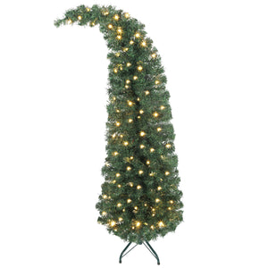 HOMCOM 5 ft Prelit Whimsical Christmas Tree