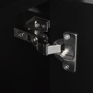 Elegant Bathroom Vanity With Ceramic Sink, Soft Close Door, Adjustable Shelf