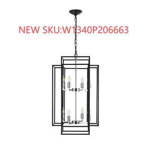Geometric Foyer Chandelier