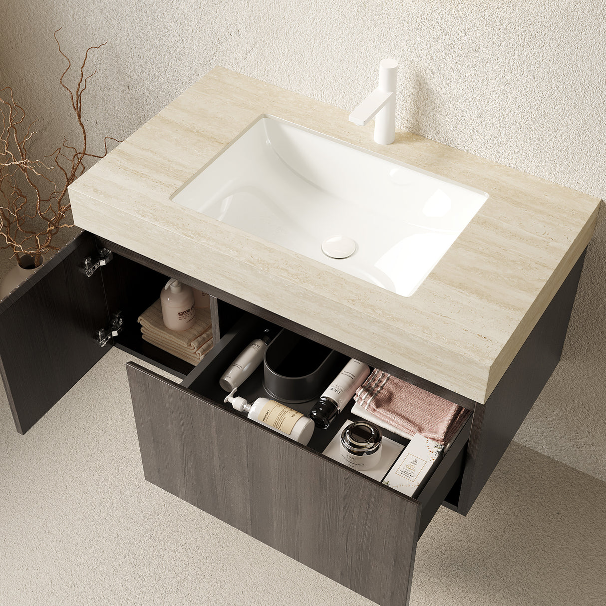 MURI 36" Bathroom Vanity & Sink