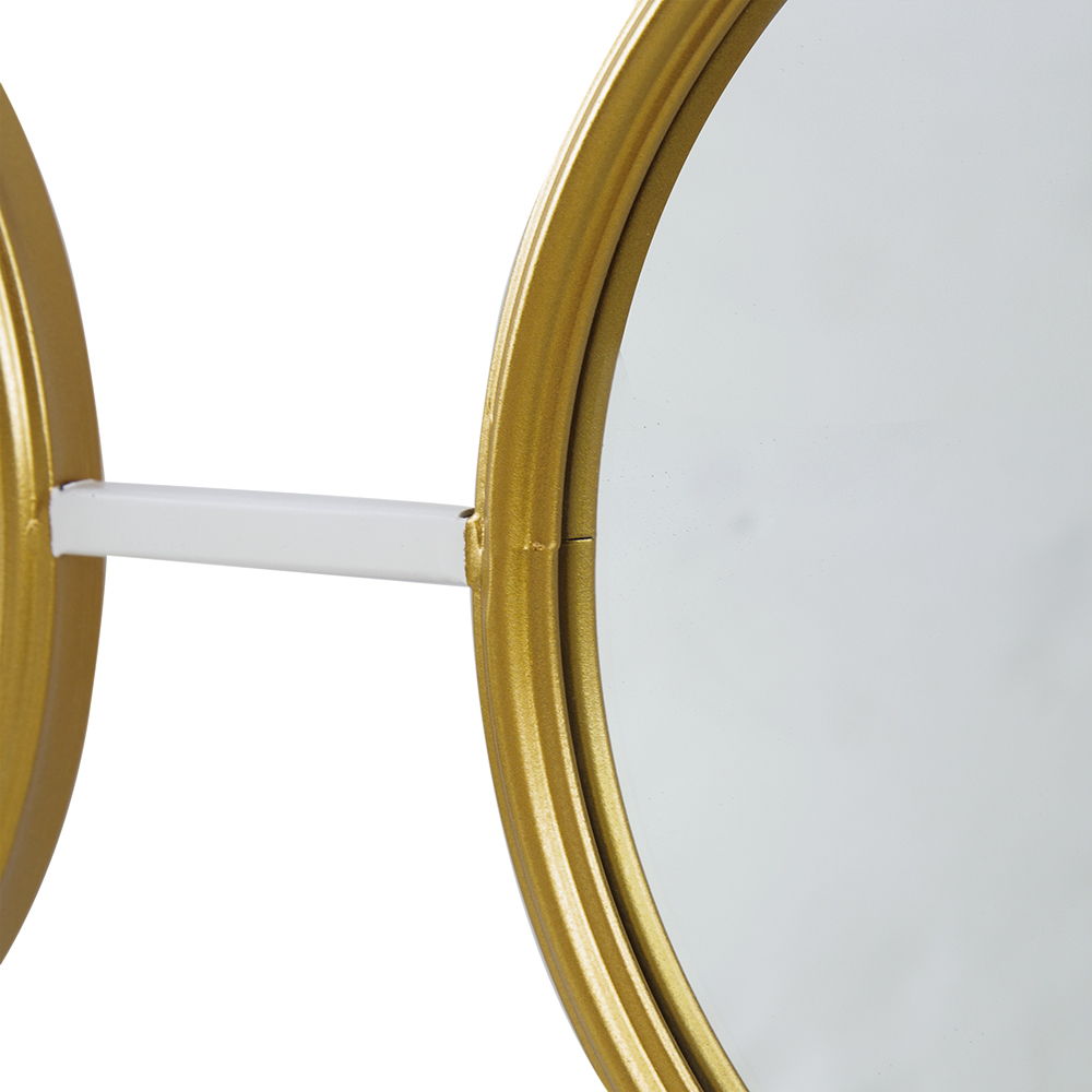3 Mirror Piece Wall Mirror in Rectangular Frame