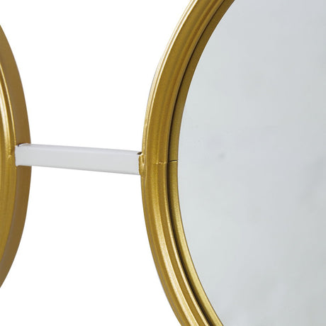 3 Mirror Piece Wall Mirror in Rectangular Frame