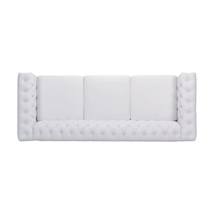 Chesterfield Style 3 Seater Sofa With Deep Button Tufting