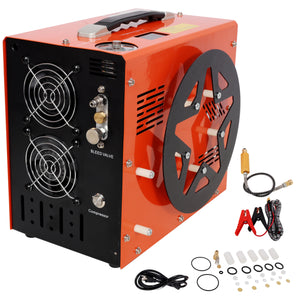 PCP Air Compressor, 4500PSI Portable with Auto-Stop and Built-In Converter