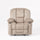 Luxurious Manual Recliner Chair With Skin-Friendly Fabric And Dual Cup Holders - Best Buy Furniture