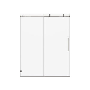 Frameless, Single Sliding Soft Close Shower Doors, 5/16" Sgcc Tempered Glass