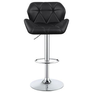 Adjustable Bar Stool With Height-Adjustable Base (Set of 2)