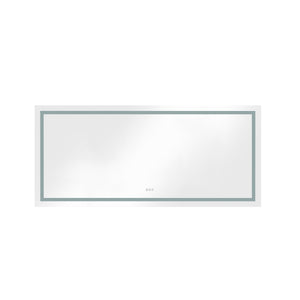 72" x 32" LED Bathroom Mirror with Front and Backlight