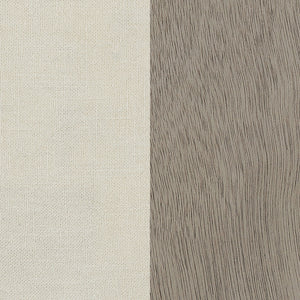 Upholstered Dining Chair With Rolled Edge Seat Back (Set of 2) - Beige
