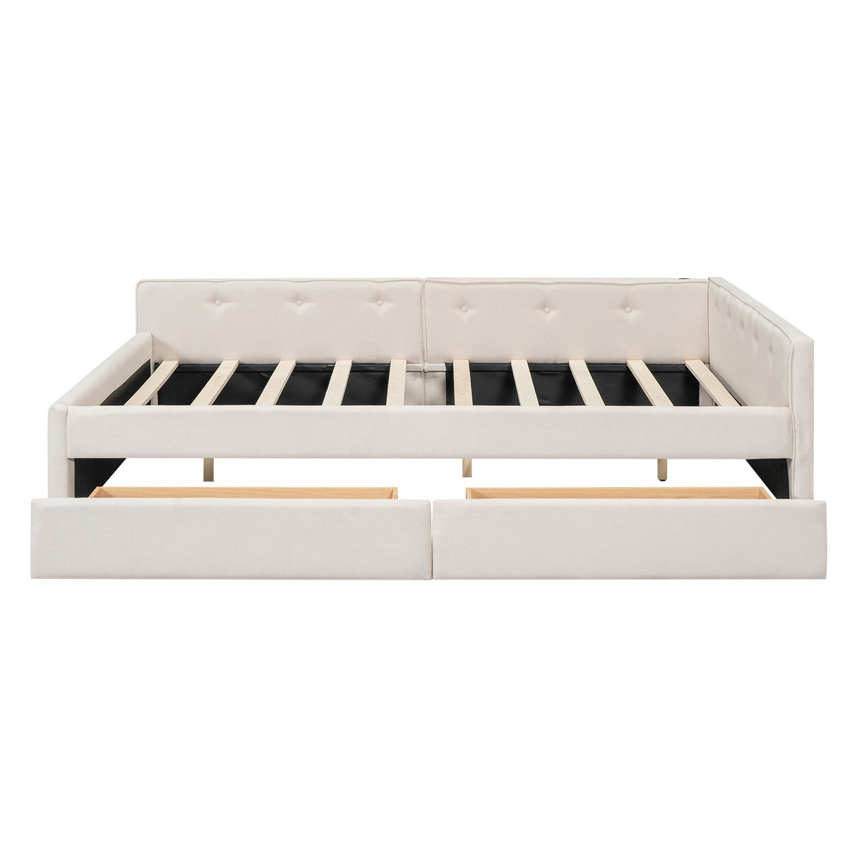 Platform Bed With USB Ports