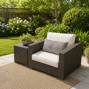 2 Pack Outdoor Lumbar Pillow Covers