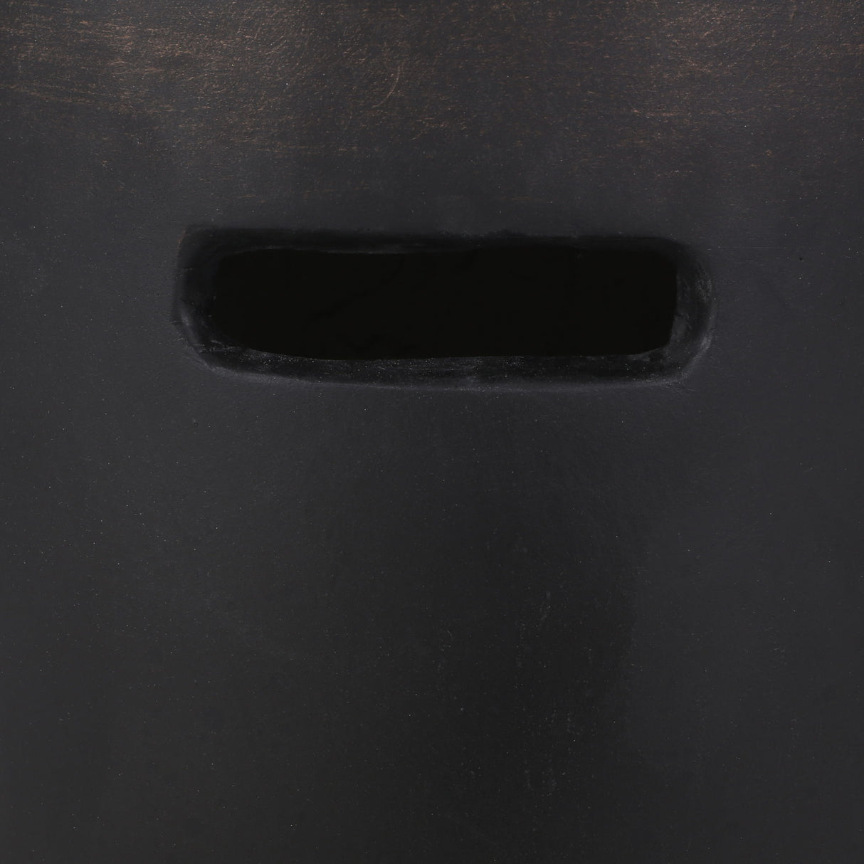Outdoor End Table With Cutout Handle - Copper