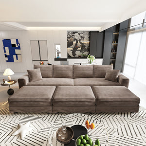 Modern Comfy Upholstered Sofa Cloud Couch & Deep Seat Couches